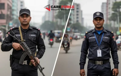 সশস্ত্র নিরাপত্তা গার্ড vs সাধারণ নিরাপত্তা গার্ড