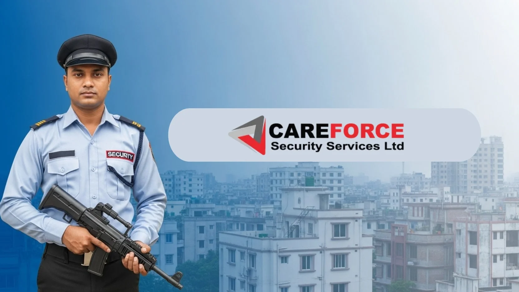 Home security guard in Dhaka