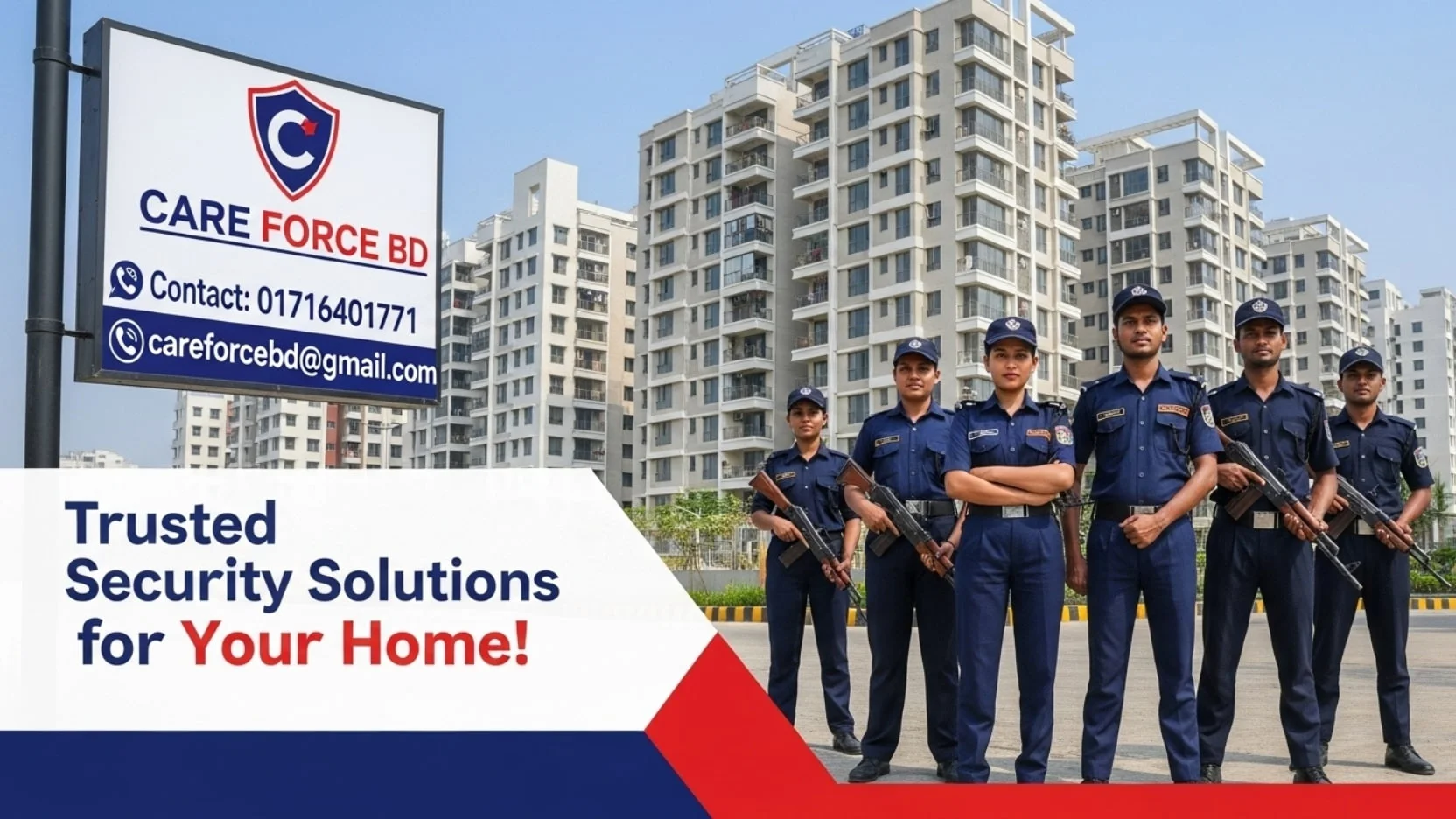 Home security guard in Dhaka 