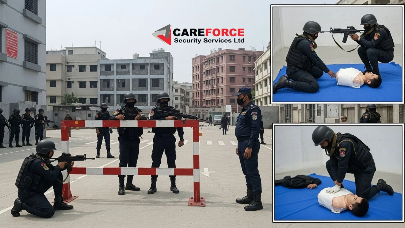 Training of armed security guard