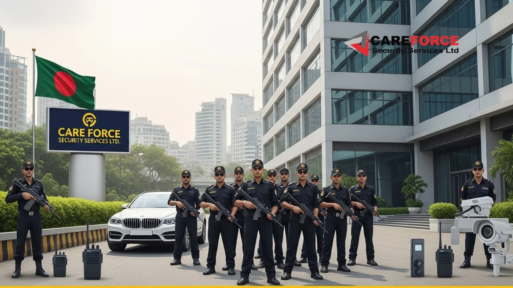 VIP Bodyguard Services in Bangladesh (Care Force Security Services Ltd)