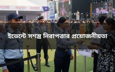ইভেন্টে সশস্ত্র নিরাপত্তার প্রয়োজনীয়তা