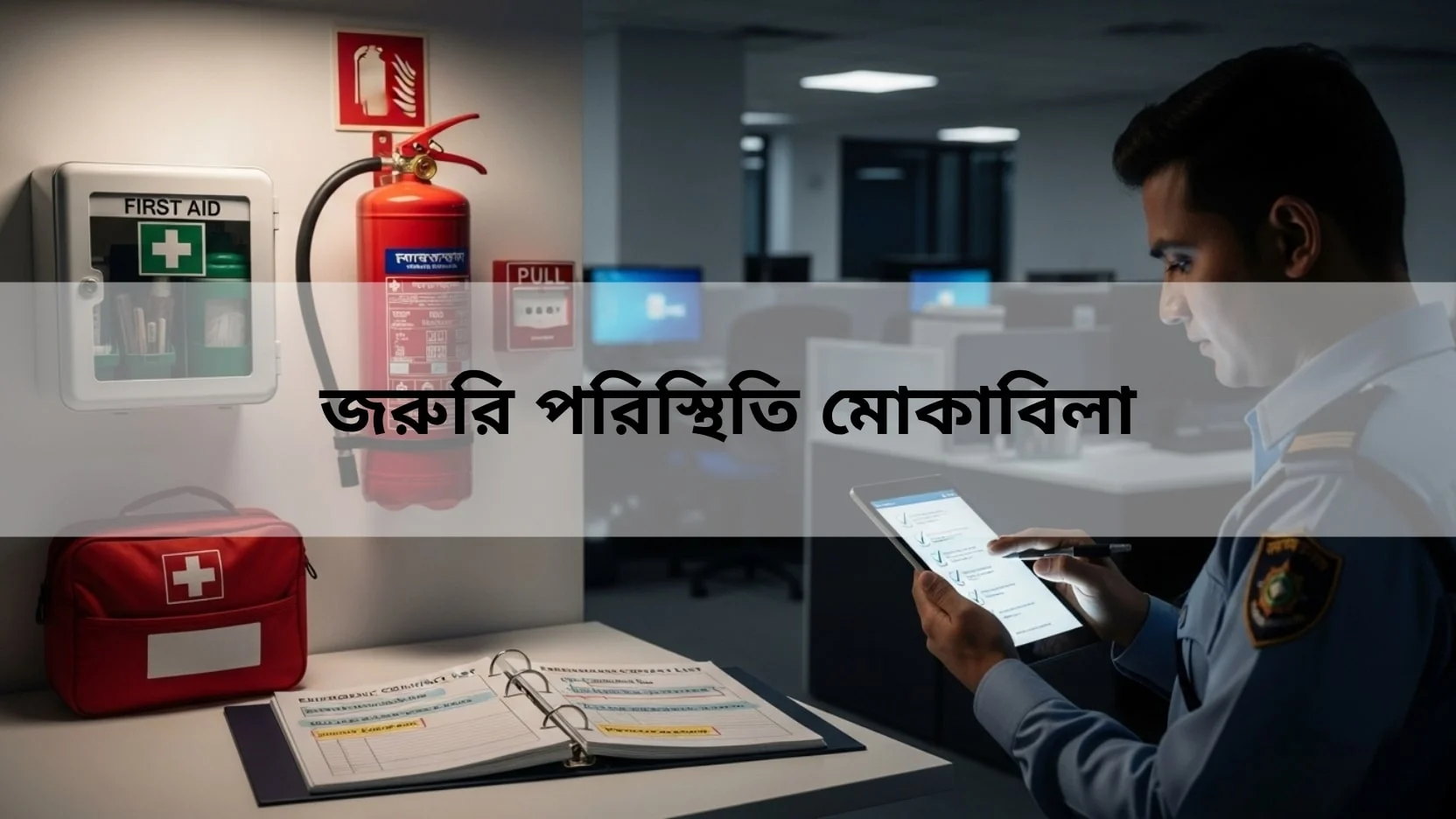 Security management in night shift