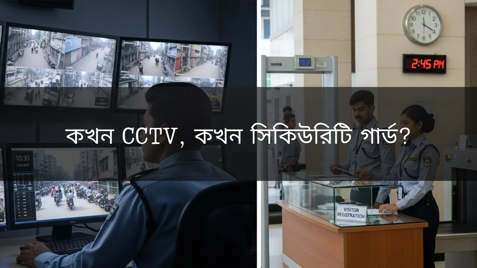 cctv and security guards 
