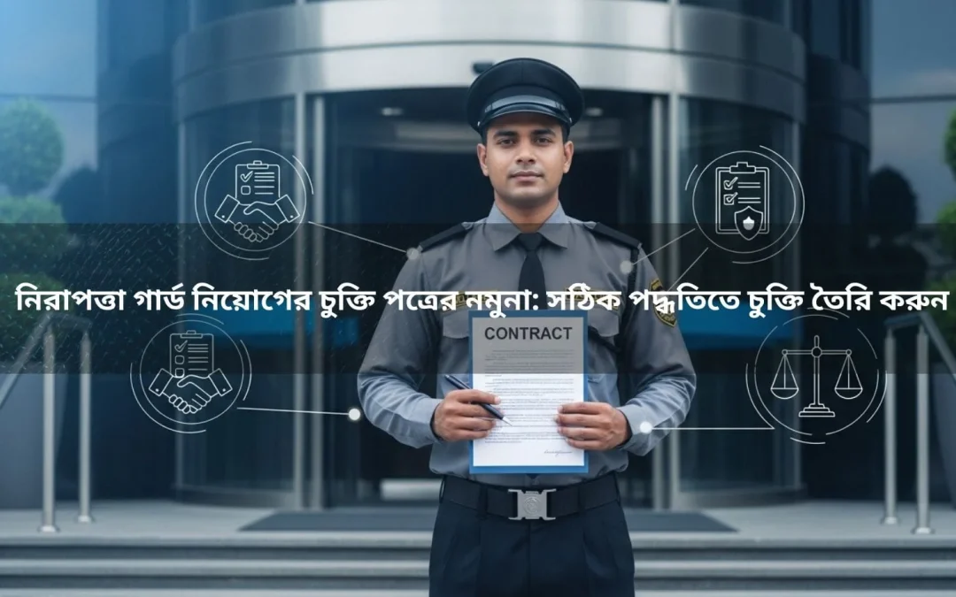 নিরাপত্তা গার্ড নিয়োগের চুক্তি পত্রের নমুনা