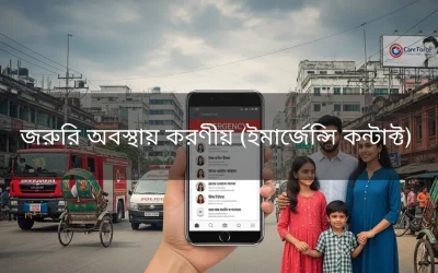 জরুরি অবস্থায় করণীয় (ইমার্জেন্সি কন্টাক্ট)