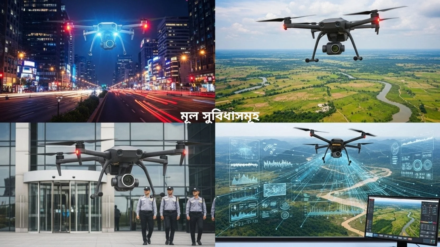 Drone Security Monitoring