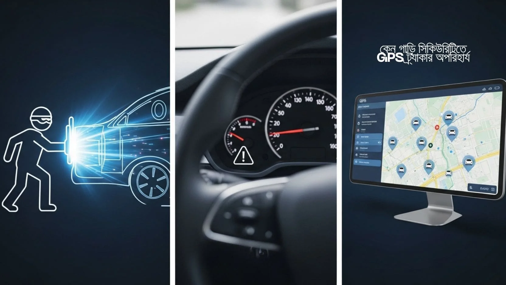 Vehicle security with GPS tracking system