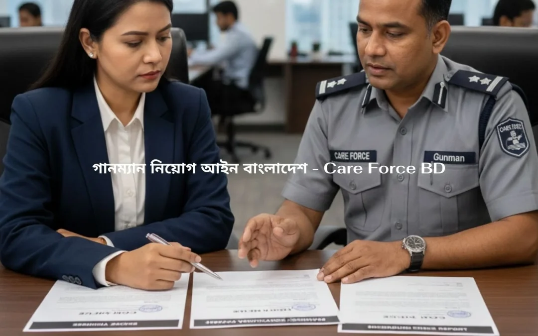 গানম্যান নিয়োগ আইন বাংলাদেশ – Care Force BD
