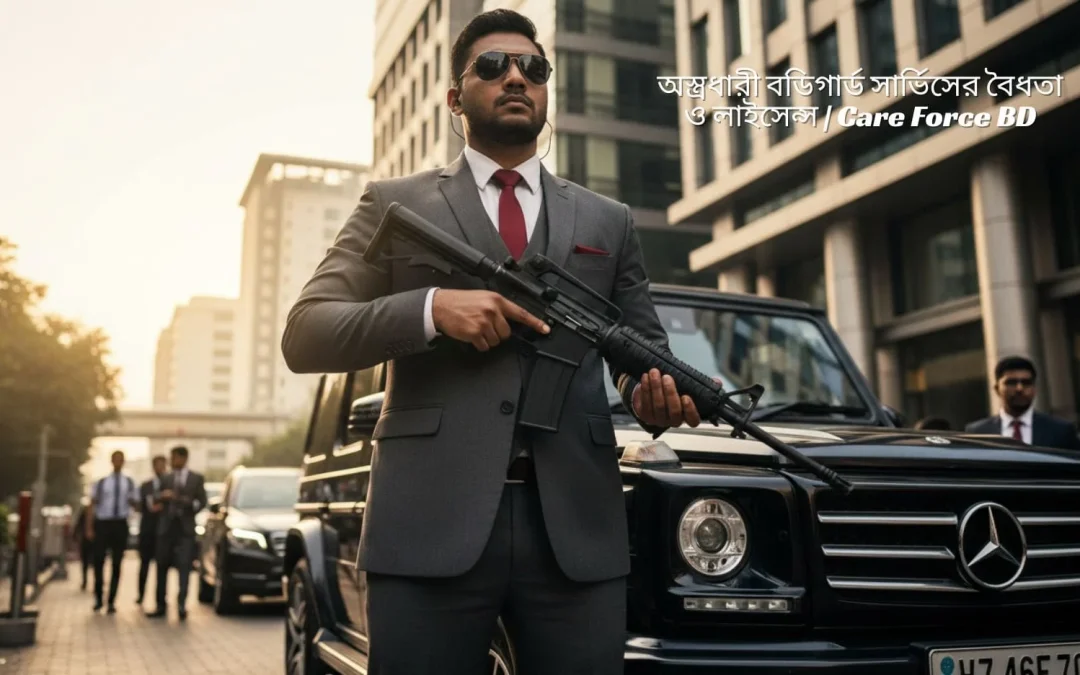 অস্ত্রধারী বডিগার্ড সার্ভিসের বৈধতা ও লাইসেন্স | Care Force BD