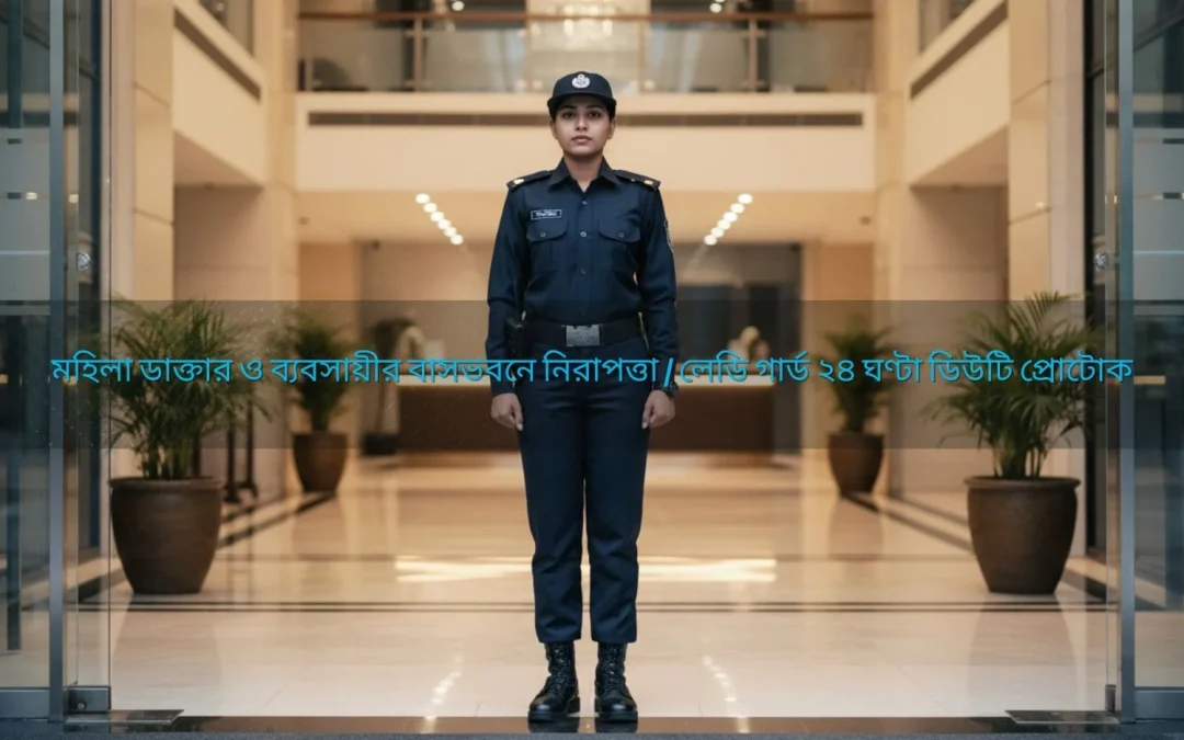 Security at the residence of a female doctor and businessman